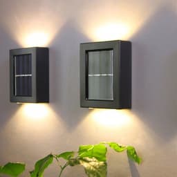 Utebelysning med solceller 2-pack