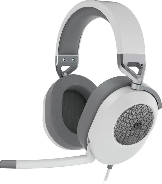Corsair HS65 surround gaming headset (hvit)