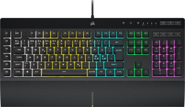 Corsair K55 RGB PRO gamingtastatur (nordisk oppsett)