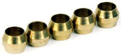 Micro Swiss - Brass Compression Sleeves 4mm (5 pcs) - CR-6 SE / Default Title