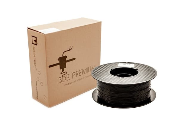 3DE Premium - PLA Opaque - Black - 1.75mm - 1kg / Default Title - Elkjøp