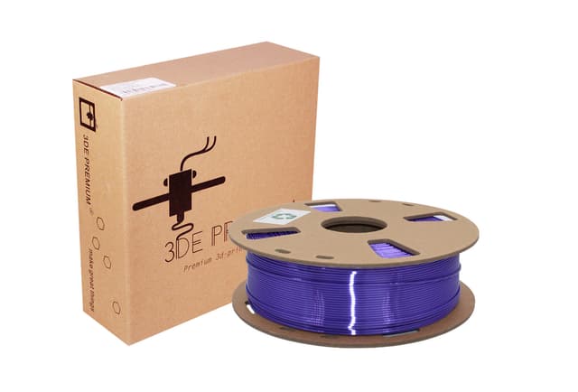 3DE Premium - PLA Silky - Purple - 1.75mm - 1kg / Default Title