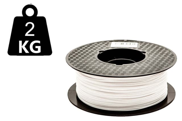 2kg - 3DE Premium - PETG - Solid White - 1.75mm / Default Title