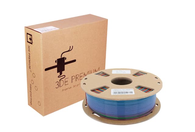 3DE Premium - PLA - Flourish Rainbow - 1.75mm - 1 kg / Default Title