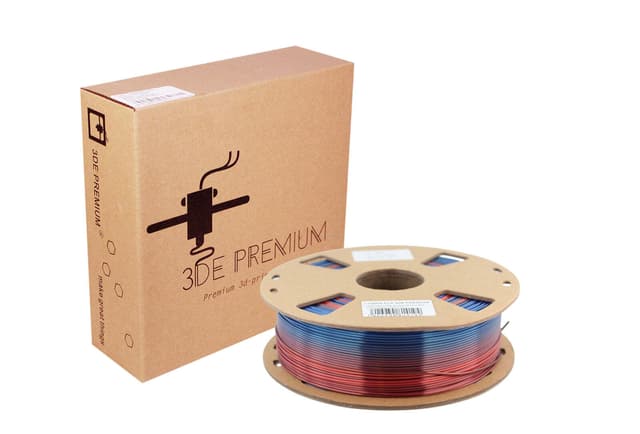 3DE Premium - PLA Silky - Mix Red-Sapphire Blue - 1.75mm - 1kg / Default Title