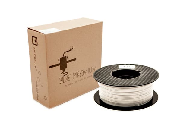 3DE Premium - PETG - Solid White - 1.75mm - 1kg / Default Title