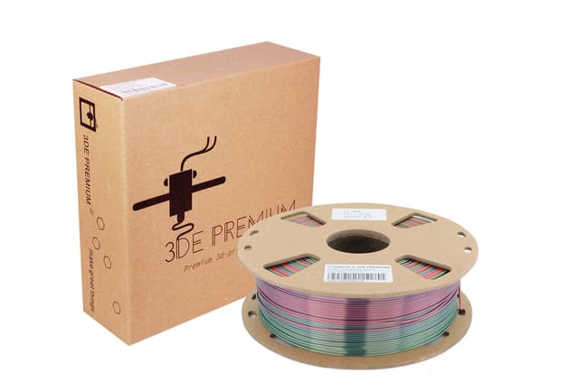 3DE Premium - PLA Silky - Sparkly Rainbow - 2.85mm - 1kg / Default Title