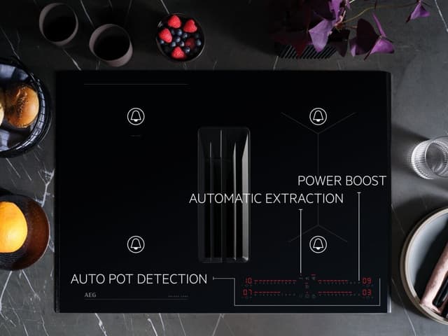 Fire individuelle sonekontroller. Ubegrensede matlagingsalternativer