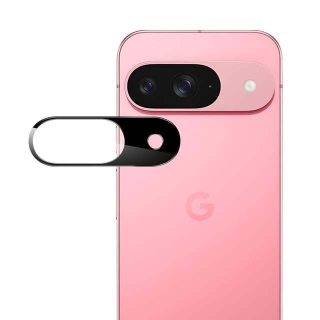 SKALO Google Pixel 9 3D Linsskydd/Kameraskydd Härdat Glas - Svart