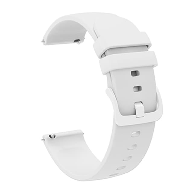 SKALO Silikonearmbånd til Huawei Watch GT 5 41mm - Hvid
