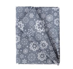 Bordmatte VINTERBLOMSTER 136x220cm, snøfnugg
