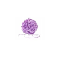 Dekor 'Blomsterkuler, lilla' 21cm