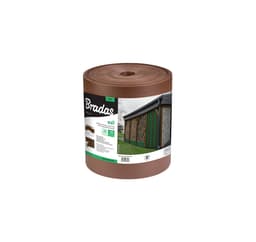 Staket skärm SOLID, 19cm x 26m, 1200g/m2, brun
