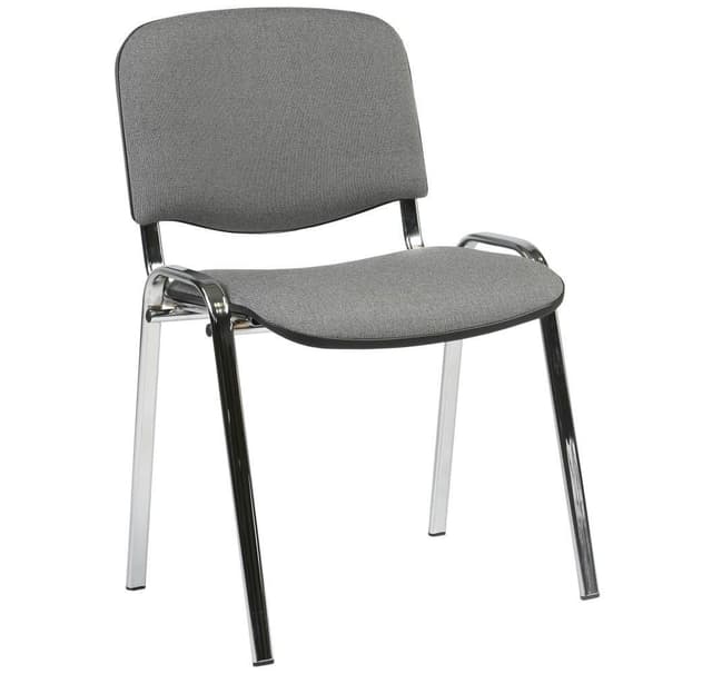 Gäststol ISO grå/krom