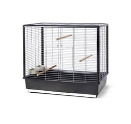 Cage Noah Knock Down 80x50x70cm silver/svart