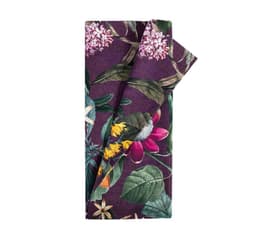 Bordsmatta AMAZONIA 43x116cm, violett blommig