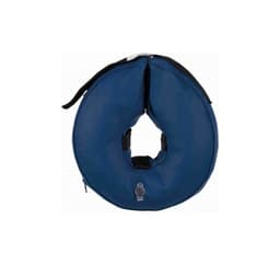 Beskyttelseskrave, oppustelig, M–L: 45–57 cm/11 cm, blå