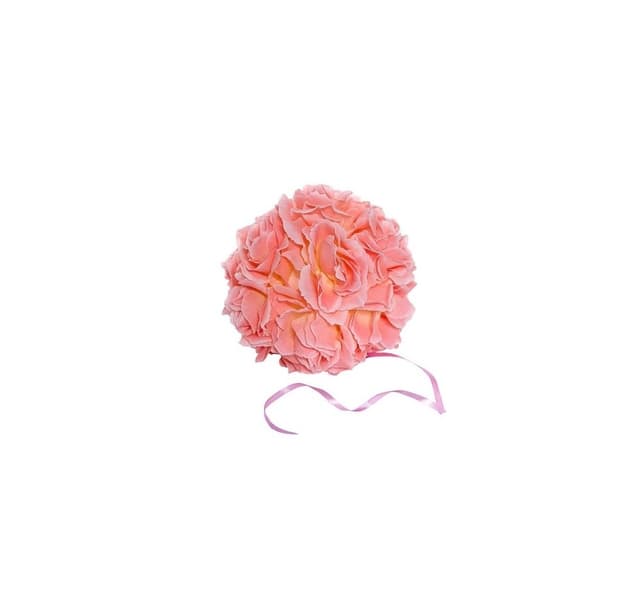 Dekoration 'Blomsterbollar, bänk' 17cm