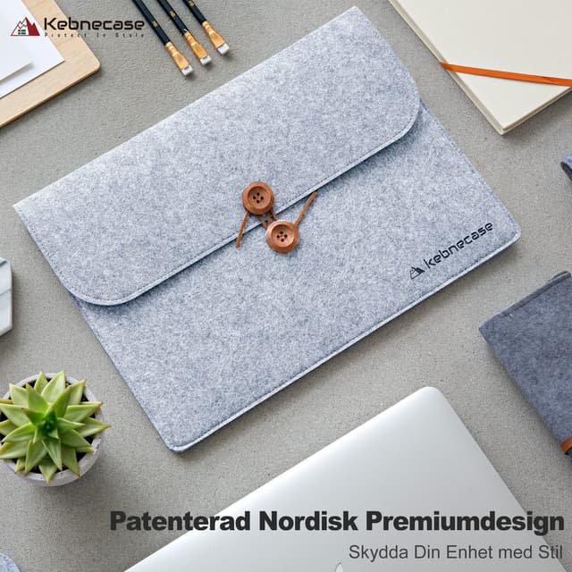 Kebnecase Sweden/13'' Snygg nordisk design bärbar datorärm / Datorfodral