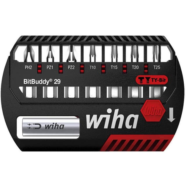 Wiha 42138 42138 Bit-Set 8 delar Stjärnspår Phillips,