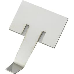 TRU COMPONENTS 543674 Fästklämma självhäftande Silver 1