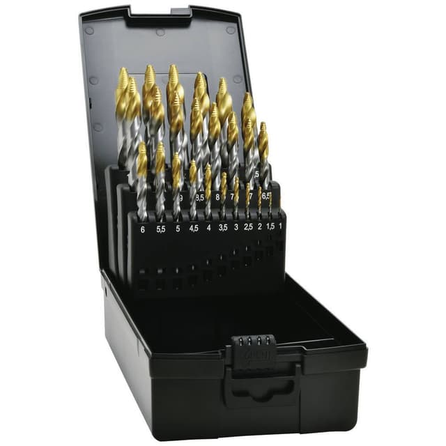 Exact 74562 HSS TIN-TIP Spiralborr DIN 338 1 set