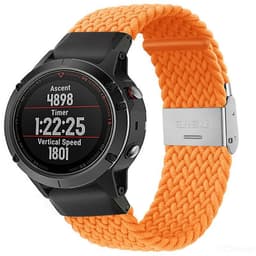 Flätat Elastiskt Armband Garmin Fenix 5 - Orange