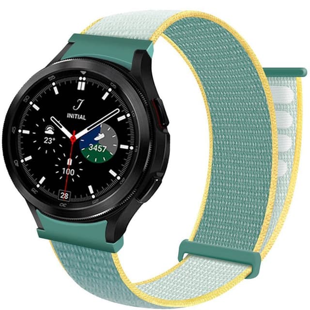 Nylon Armbånd  No-Gap Samsung Galaxy Watch 4 Classic (46mm) - Sunshin