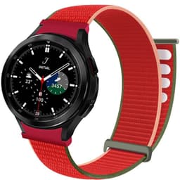 Nylon Armbånd  No-Gap Samsung Galaxy Watch 4 Classic (42mm) - Strawbe