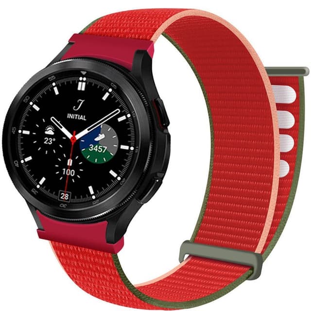 Nylon armbånd No-Gap Samsung Galaxy Watch 4 Classic (42mm) - Strawber