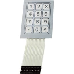 TRU COMPONENTS SU709930 Folietastatur Tastatur Matrix 3