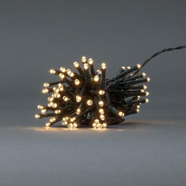 Nedis Julebelysning | Streng | 48 LED's | Varm Hvit | 3.60 m | Lyseffekter: 7 | Innendørs eller utendørs | Batteri drevet