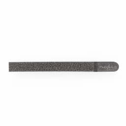 Nedis Hook og Loop Cable Binder | Plastpose | Grå | 10 stk