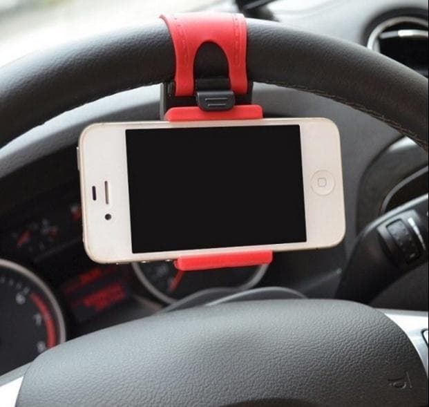 Universal mobilhållare för ratt, Röd