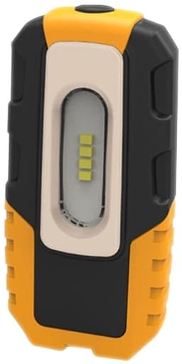 Brennenstuhl LED batteri håndlampe HL DA 40 MH / robust batteri arbejdslampe med afbryder og integreret magnet 100 lm sort