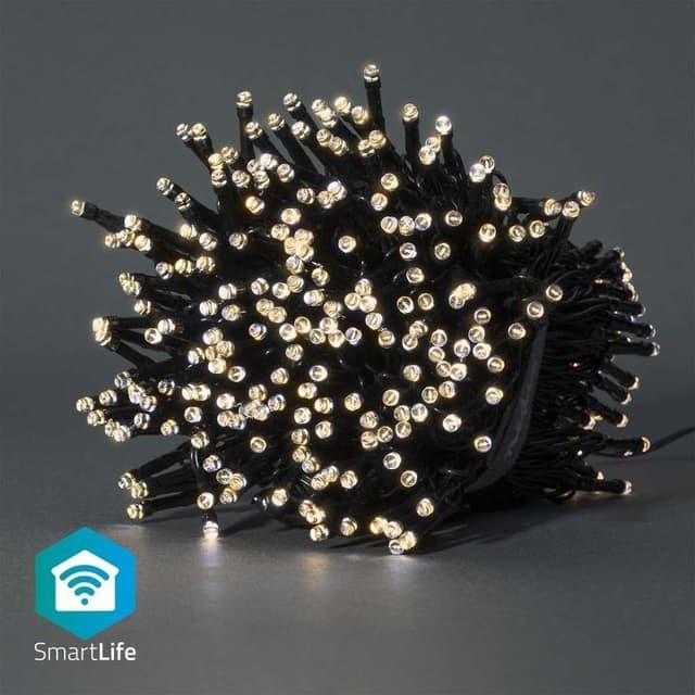 Nedis SmartLife Julelys | Streng | Wi-Fi | Varm Hvit | 400 LED's | 20.0 m | Android™ / IOS