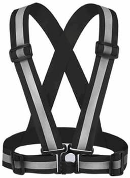 Refleksvest/reflekssele Sort 2-pak