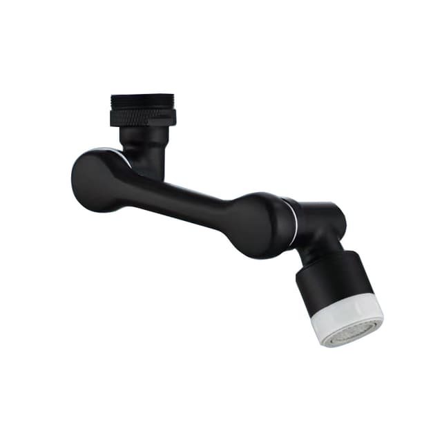 Svingbart dusjhode for kran / blandebatteri - Swivel Filter Spray Extension Vannkran Sort