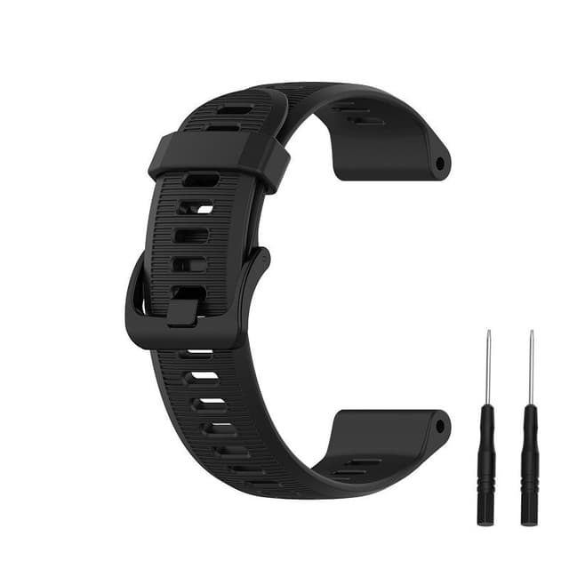 Klokkereim silikon Forerunner 945/935, Garmin Fenix 5 Sort