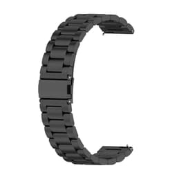 Kellon ranneke 22 mm Huawei Watch GT / Magic / TicWatch Pro ruostumaton teräs Black