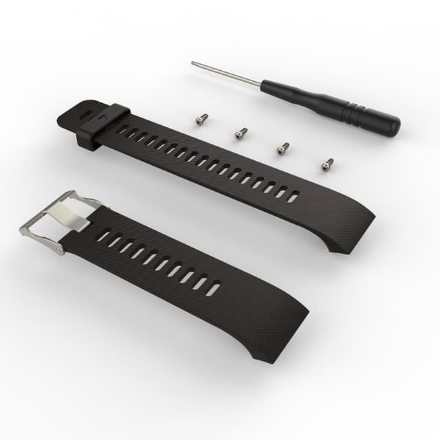 Garmin Forerunner 30/35 ranneke, silikonia musta