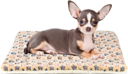 Seng for hund / katt lammeull / flanell flerfarget