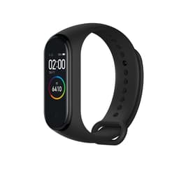 Klockarmband kompatibelt med Xiaomi Mi Band 3/4 watch bracelet silicone black Svart