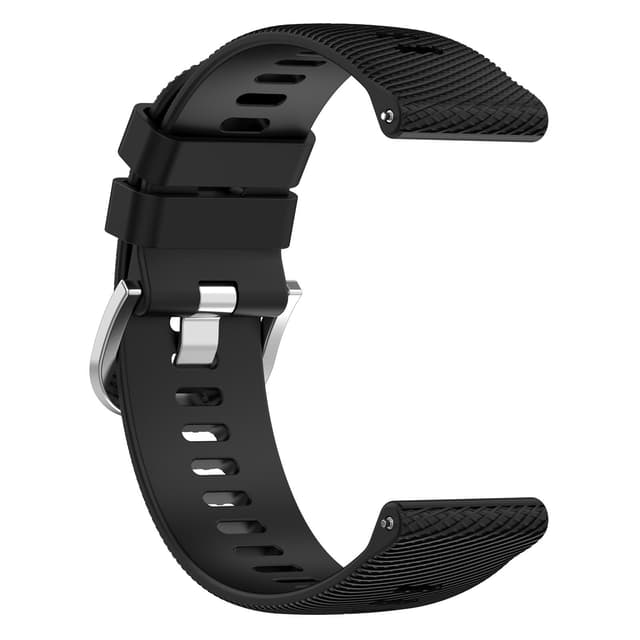 Klokkereim Garmin Forerunner 265/265 Music/255/255Music/Venu 2/Vivoactive 4 Sort 22 mm