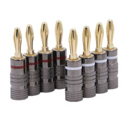 Banaaniliitin kullattu 4 mm 8 kpl   8-pack