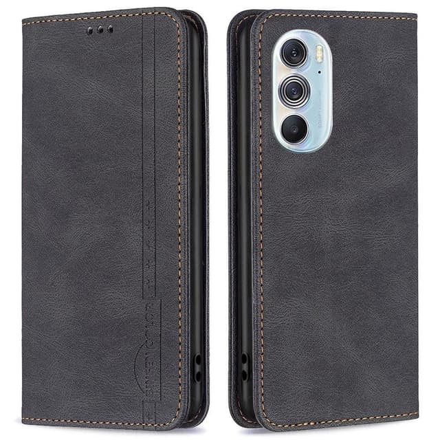 Motorola Edge 30 Pro Plånboksfodral  - Svart
