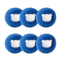 Karvanpoistopallo pesukoneeseen 6 kpl Blue