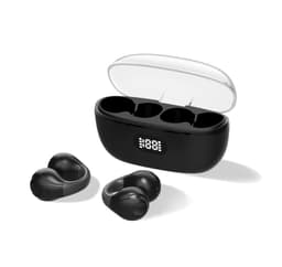 Trådlösa Bluetooth 5.3 Bone Conduction hörlurar Svart