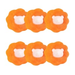 Hårfjerningsball for vaskemaskin 6 stk Orange