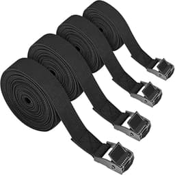 Kiristyshihnat 4 kpl Black
